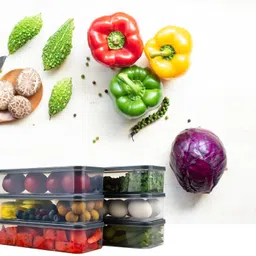 flipkart smartbuy Plastic Fridge Container - 1200 ml image 3