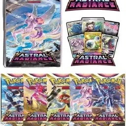 crazybuy Pokemon 50 Pages Album with 4 PCS Astral Radiance Booster Packets-picture-11