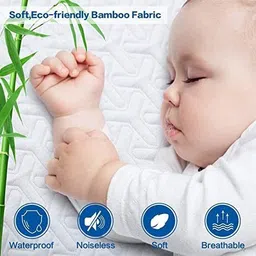 luxurious life Double Size Fitted Polycotton Stretchable, Waterproof Mattress Cover image 5