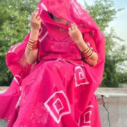 saroj rajputi poshak Printed Semi Stitched Rajputi Poshak image 1