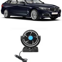 zplusacc DOUBLE Car Fan 12v 360 Head 2 Speed Optimization For UNIVESAL CAR FF-201 Car Interior Fan image 1