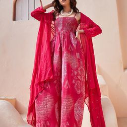 Biba Printed Jumpsuit with Shrug-picture-49