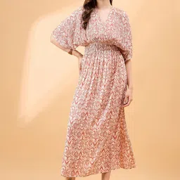 all about you Ethnic Motifs Print Maxi Dress-image-24