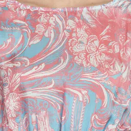 fuchsia PRETTY LOVING THING Floral Maxi Dress image 2