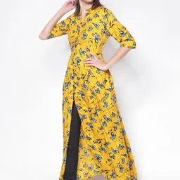 Sera Multicoloured Floral Maxi Dress image 3