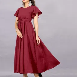Rhey Flared Sleeves Maxi Dress image 2