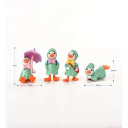 chocozone Pack of 4 Penguins Miniature Garden Decor image 3