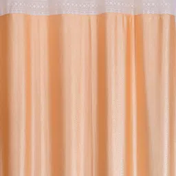 homefab india 274.5 cm (9 ft) Long Door Polyester Semi Transparent Curtain (Pack Of 2) image 2