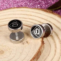 yellow chimes Superman Metal Plug Earring image 1