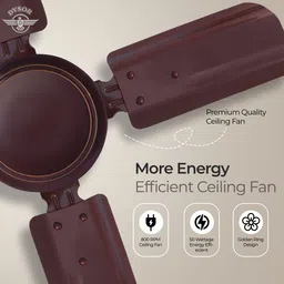 dysor 50W Energy Efficient Fan | 4 Blade Premium Designer | Ultra Quiet 800 RPM Motor with 12 Months Warranty Ultra High Speed 600 mm Ceiling Fan image 4