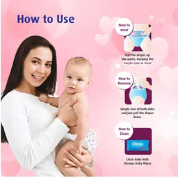 kering Baby diapers pants Medium Size 37+37 Pant Total 74 Pants - M image 3