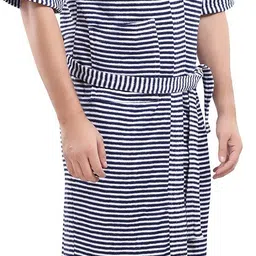 lovira Navy Blue 3XL Bath Robe image 3