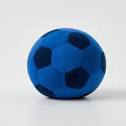 zoqqi Soft Plush Soccer Ball, Blue and Navy, Indoor Sports Toy - 20 cm-picture-35