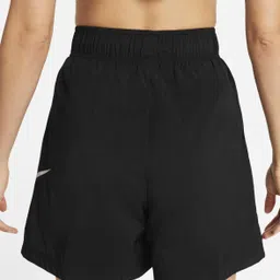 nike Solid Women Black Sports Shorts image 3