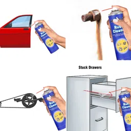 kangaroo Rust Remover Spray, Multipurpose- 150 ML Each (Set of 2) Rust Removal Aerosol Spray image 2