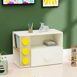 Building Blocks Storage Unit In White & Oak Colour-image-94