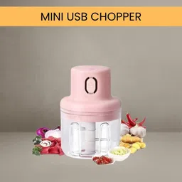 sacro Mini Rechargeable Chopper, Electric Chopper for Onion, Garlic and VegetableB494 Electric Vegetable & Fruit Chopper-picture-24
