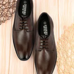 unsteady MEN,S Leather Business Shoes || Genuine Leather || Leather lining Tpr Sole shoes Casuals For Men image 3