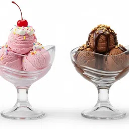 snappyflix Glass Dessert Bowl Clear-Dessert-150ml-Set2-picture-26