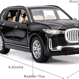 funablo BMW Toy Car X7 Diecast SUV Model 1:32 Car Toys with Sound and Light image 2