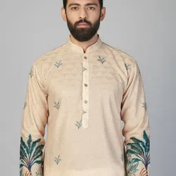 threadthrill Men Muslin Kurta Pyjama Set image 4