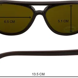 fastrack UV Protection Aviator Sunglasses (Free Size) image 4