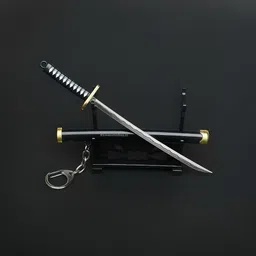 cutieclicks Katana Sword Keychain Key Chain image 1
