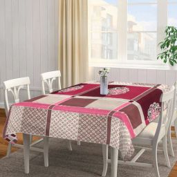 arrabi Multicolor Blended Cotton Indian 90x60 Inches Table linen-picture-11
