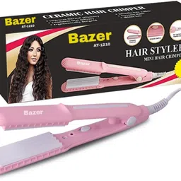 BAZER AT-1210 Women's MINI Crimping Styler Machine for Hair Electric Hair Styler Crimper Hair Styler Hair Styler image 1