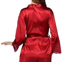 cotovia Red 2 Free Size Bath Robe image 2
