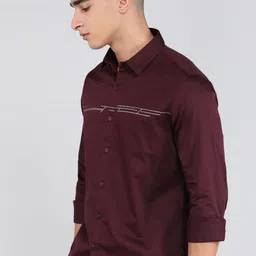 spykar Men Regular Fit Solid Casual Shirt image 3