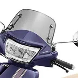 kohli bullet accessories Windshield Visor For TVS Jupiter Scotty With Fitting Bike Headlight Visor-picture-38