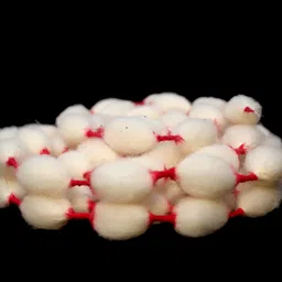 marigold creative houses MARIGOLD CREATIVE HOUSES- Cotton Vastramala or Gejje Vastra or Kapus Vastra with Kumkum (3 mtrs) Cotton Garland image 4