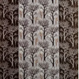 adimanav 274.32 cm (9 ft) Long Door Polyester Semi Transparent Curtain (Pack Of 2) image 3