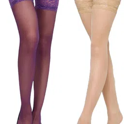 neska moda Women, Girls Sheer Stockings-picture-36