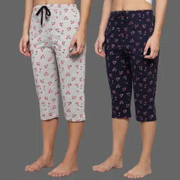 fit n fame Women Multicolor Capri-picture-30