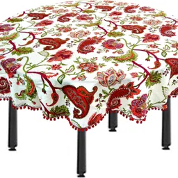 rajodyana Self Design 4 Seater Table Cover-picture-14