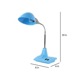 Vigo Blue Study Lamp With ABS Plastic Base By Beverly Studio image 5