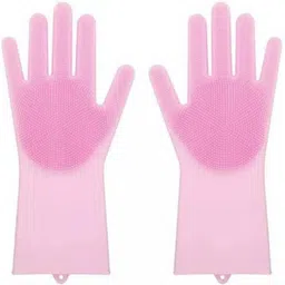 ablue clipper Magic Silicone Dish Washing Gloves, Wet and Dry Glove-picture-31