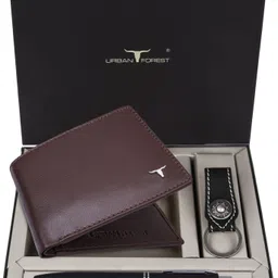 urban forest Men Casual, Trendy, Travel, Formal Brown Genuine Leather Wallet-picture-36