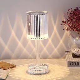 housecart Crystal Table Lamp, Touch Control, Remote controlled, USB Rechargeable Diamond Table Lamp-picture-28