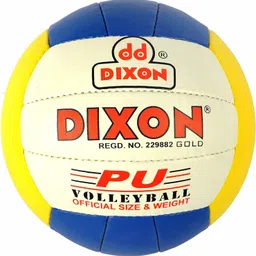dixon VB-BUYW01 Leather Volleyball, Standard (Blue) Volleyball - Size: 5-picture-42