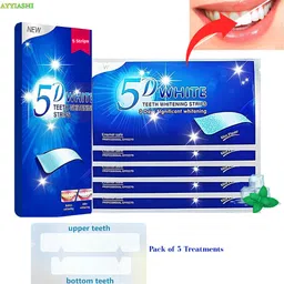 ayyiashi Stain Remover Whitening Strips Enamel Safe Quick Whitening Results Teeth Whitening Kit image 1