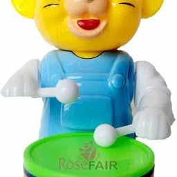 rosefair Cute Drummer Toy with Drumming and Dancing Action for Kids Baby Rattle Toys-756 image 2