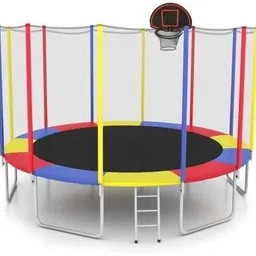step over 16 FT TRAMPOLINE WITH BASKETBALL HOOP-picture-38