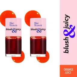 blue heaven Blush&Juicy Water Tint Orange Juice 9Ml (Pack of 2)-picture-12