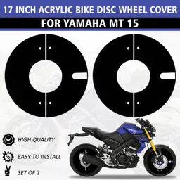atoray 17 Inch 2pcs Acrylic PRO Disc Bike Wheel Cover For MT 15 Bike Fairing Kit-picture-14