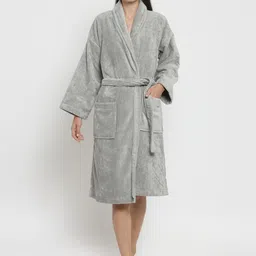 trident Grey Large Bath Robe-picture-25