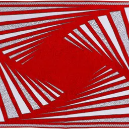 sparrow world Red Chenille Carpet image 3