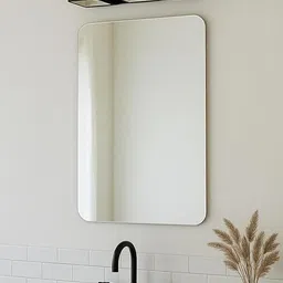 krelix 12 × 18 in Frameless Wall Mirror Bathroom Mirror image 5